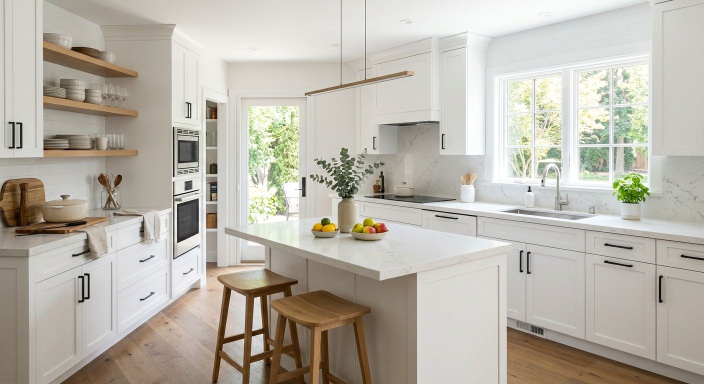 Modern kitchen renovation in Dryden, Ontario
