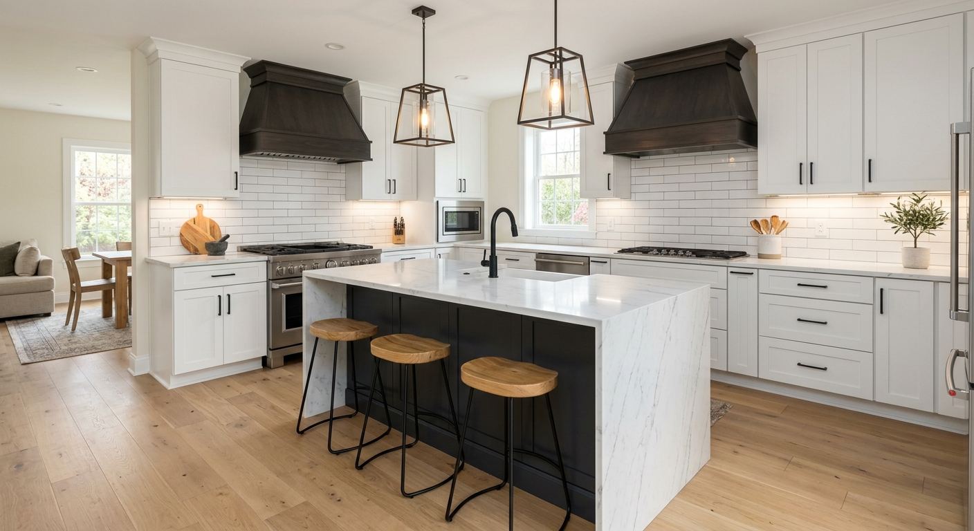 Modern kitchen renovation in Madoc, Ontario