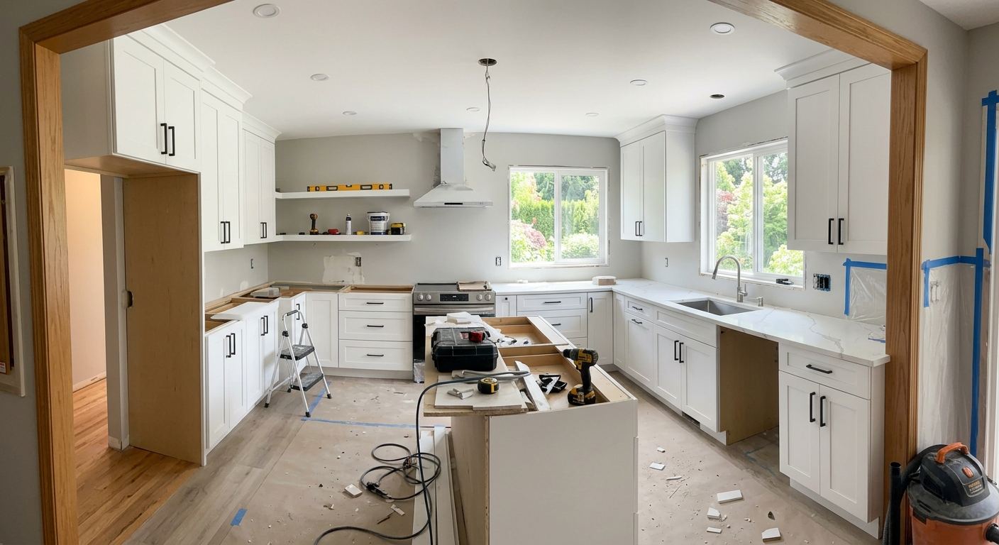 Custom kitchen design in Munster