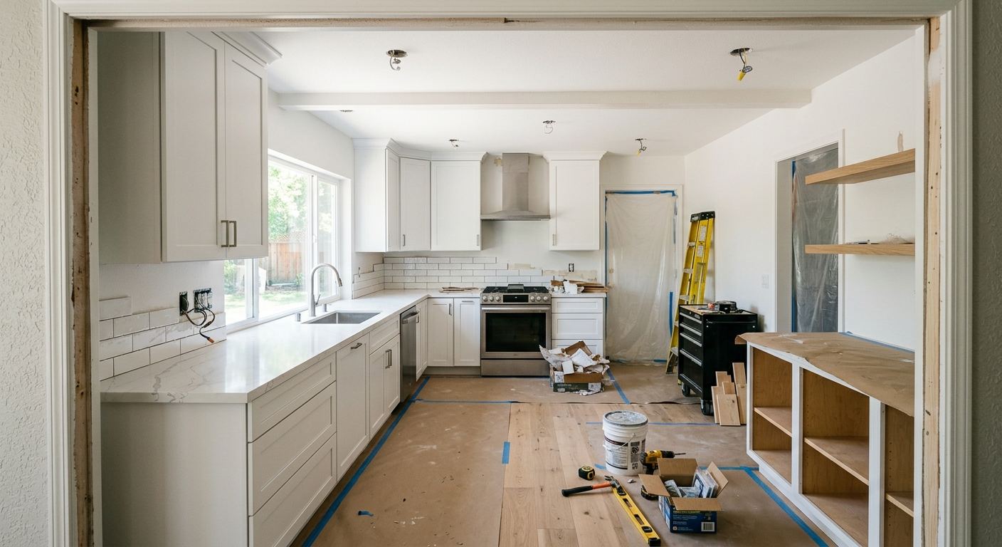 New kitchen installation in Rouge, Ontario