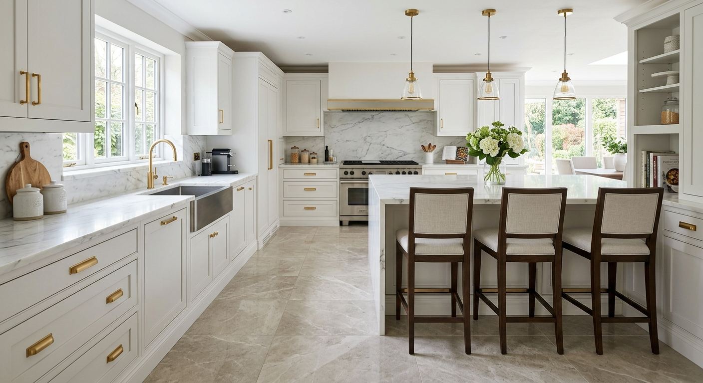 Modern kitchen renovation in Callander, Ontario